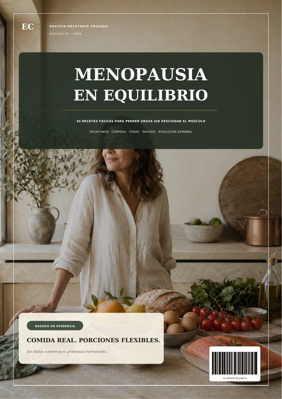 Portada de Menopausia en equilibrio · 30 recetas