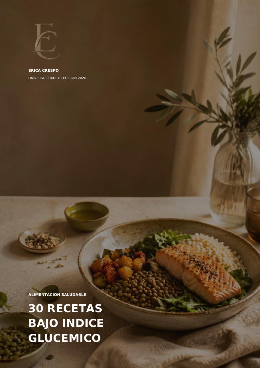 Portada de 30 recetas de bajo índice glucémico