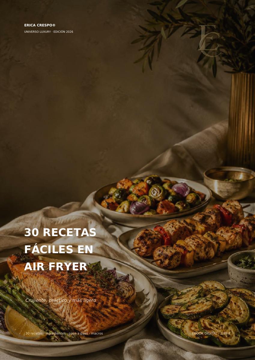 Portada de 30 recetas fáciles en air fryer