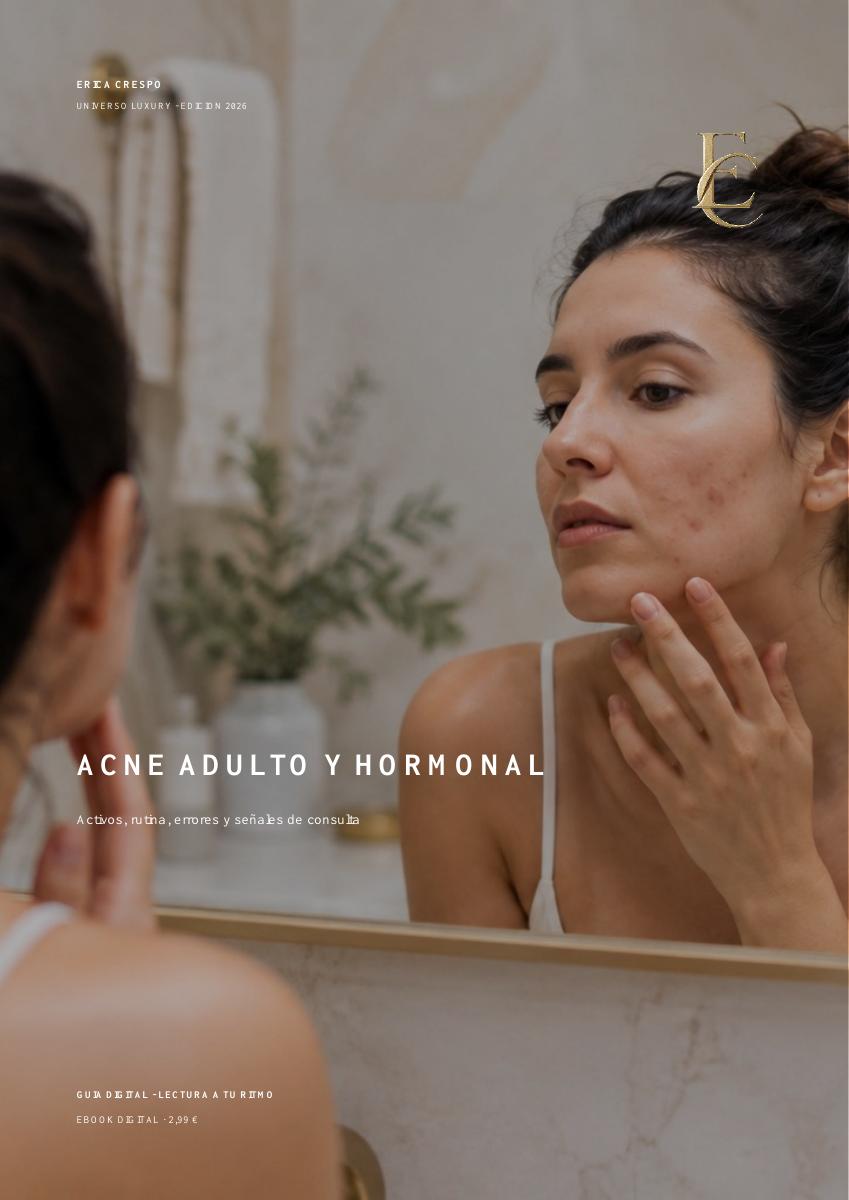 Portada de Acné adulto y acné hormonal