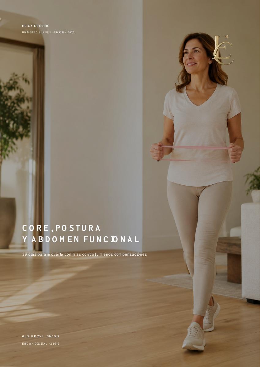 Portada de Core y postura: abdomen funcional · 30 días